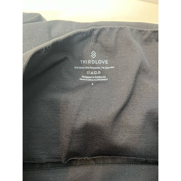 ThirdLove Black Flex Seamless Compression High-Waist Leggings Size L - Picture 12 of 13